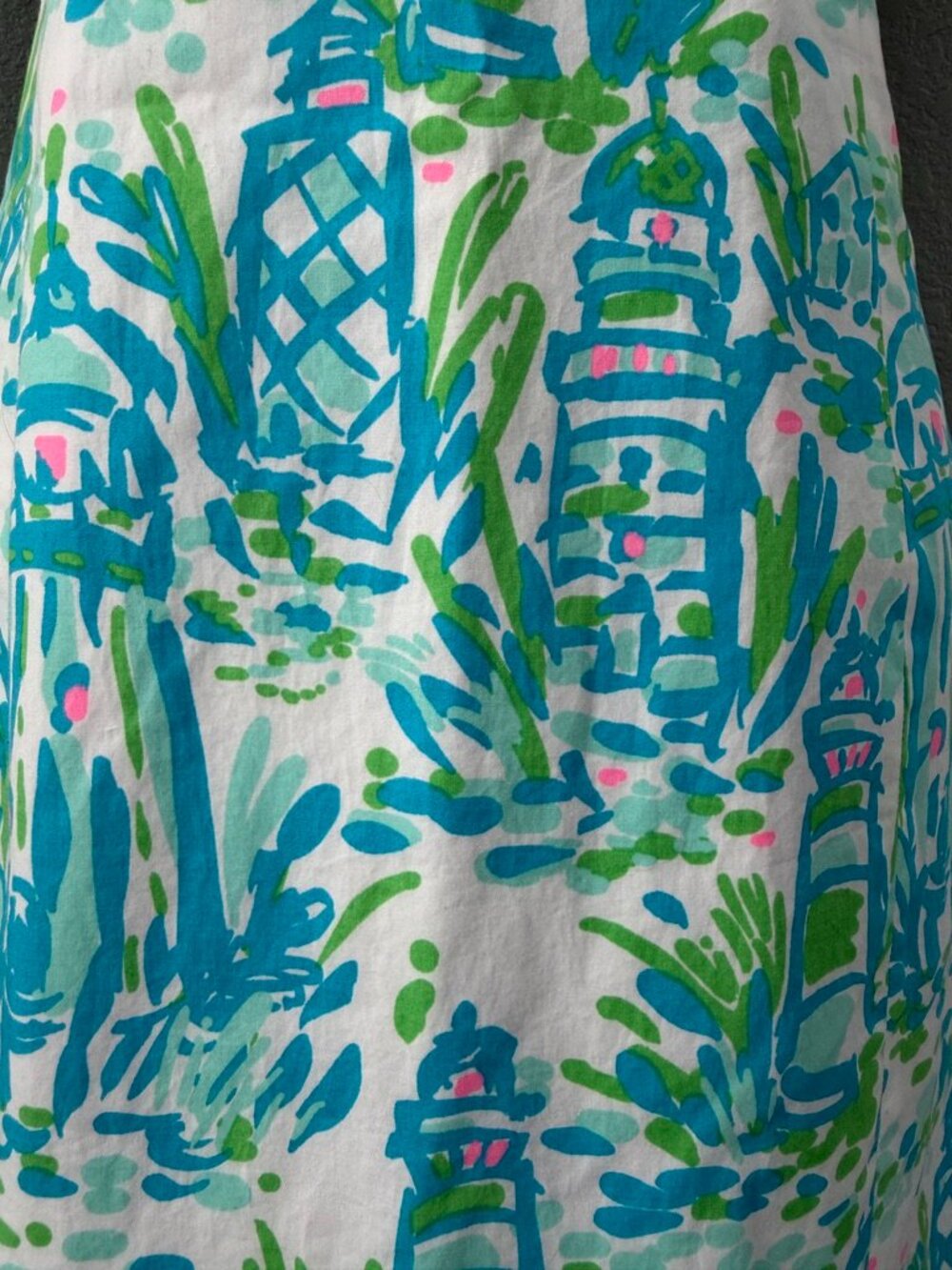 LILLY PULITZER Janice High Beams Lighthouse Shift Dress 2 - Picture 9 of 12